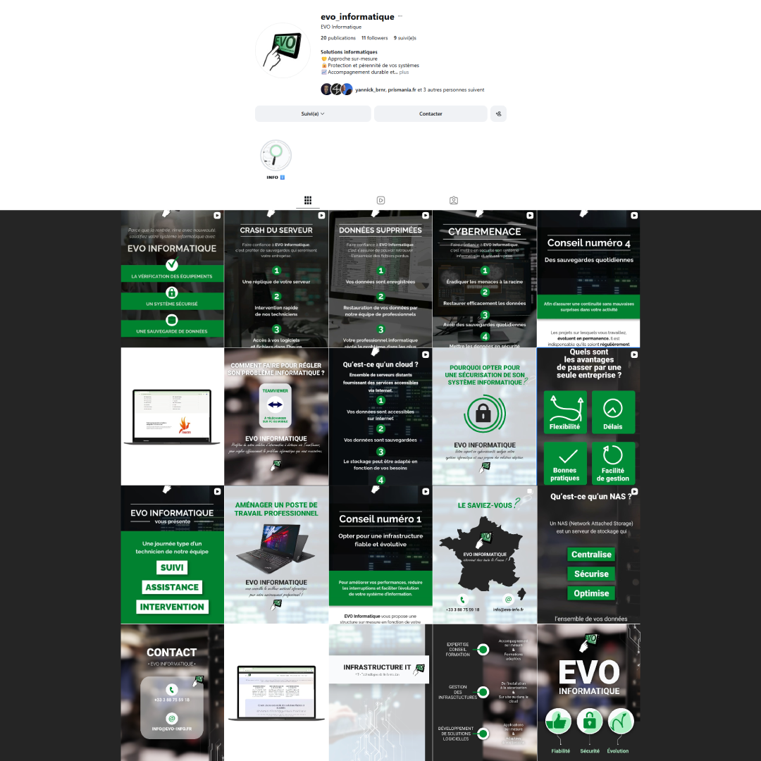 Evo Informatique Gambsheim Publication Prismania Graphiste Roeschwoog